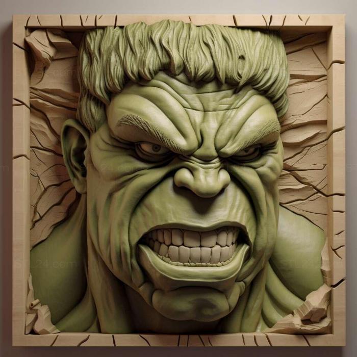 Ideas (Incredible hulk 3, IDEA_34843) 3D models for cnc